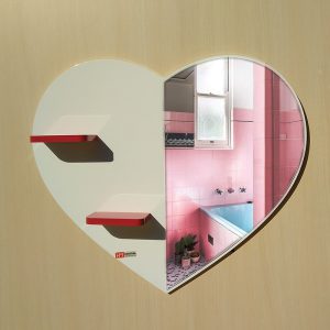 آینه دستشویی قلبی 2