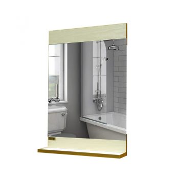 آینه حمام 8018 کرم و طلایی 2